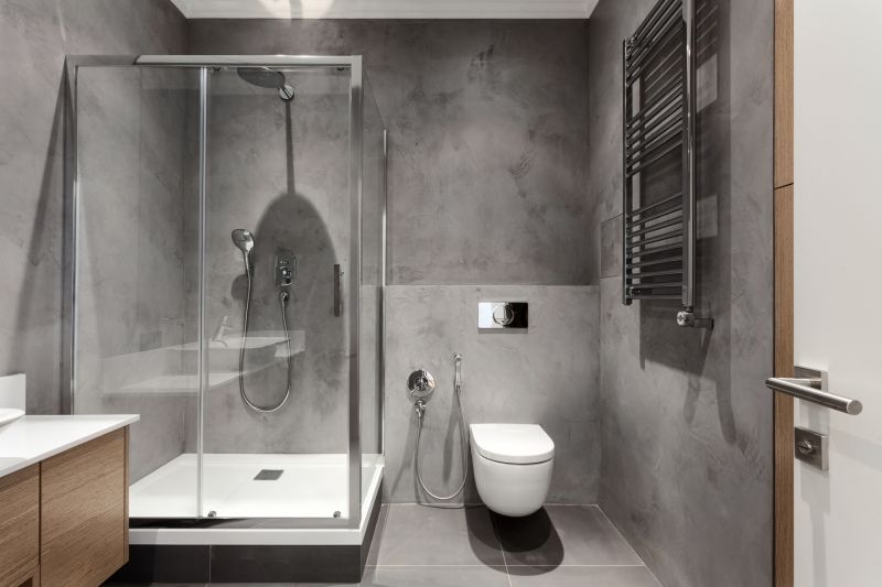 Contemporary Shower Area